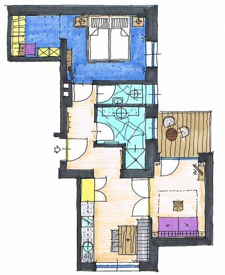 Haus Steissbach Apartment Sankt Anton am Arlberg Bagian luar foto